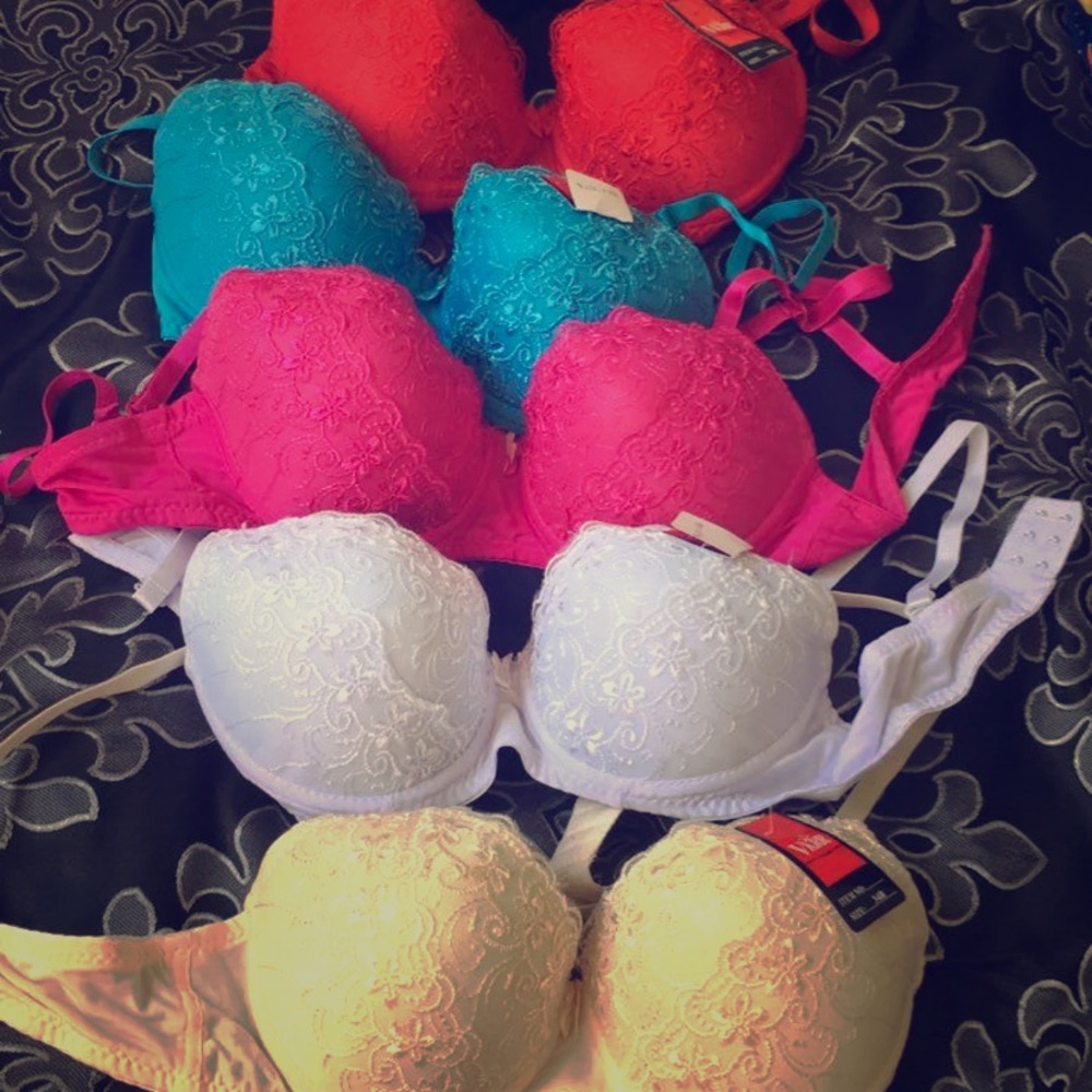 34B high quality bras set of 5